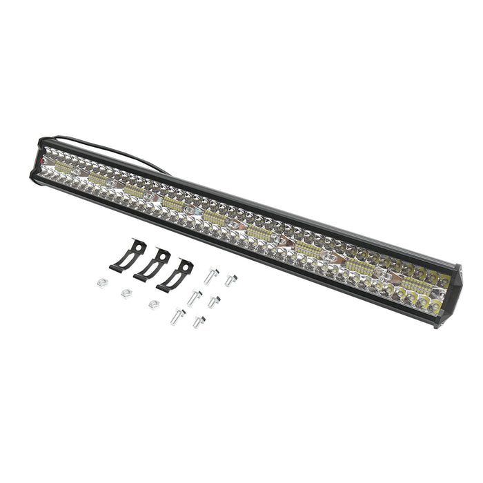 Lampada/proiettore LED tipo barra curva, 540W, 10-30V, 180 LED SMD, 6000K, 670x78x65 mm, Breckner Germany.