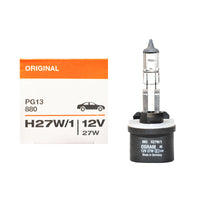 Lampadina alogena (Osram) H27/1W 12V 31W PG13 - attacco destro