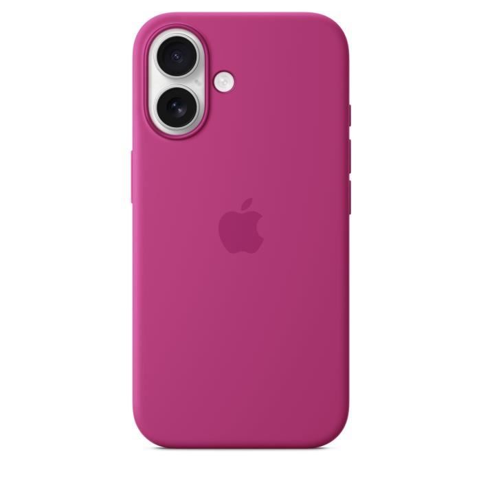 APPLE iPhone 16 - Custodia in silicone con MagSafe - Fucsia