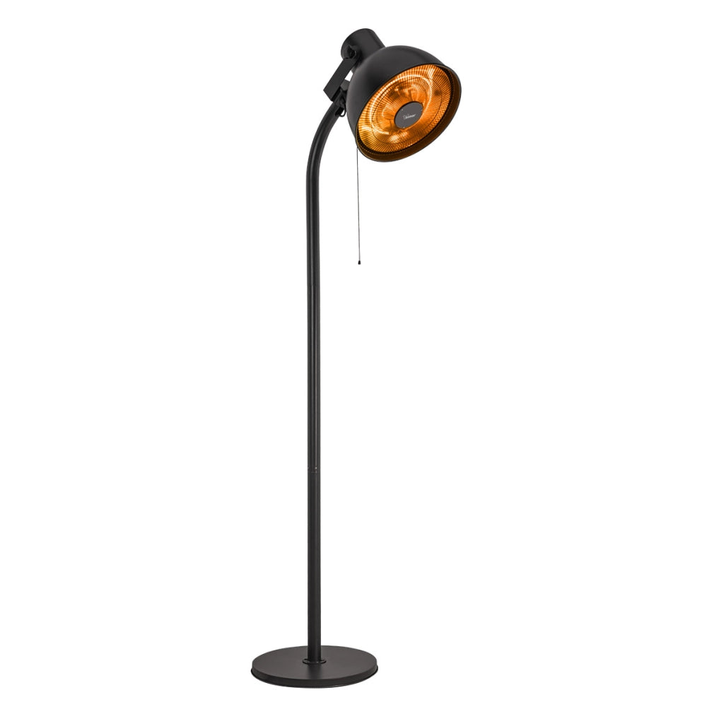 Bimar Stufa Elettrica Esterno HR311 Alogena Radiante Piantana Lampada Riscaldante 2000W 3 Potenze