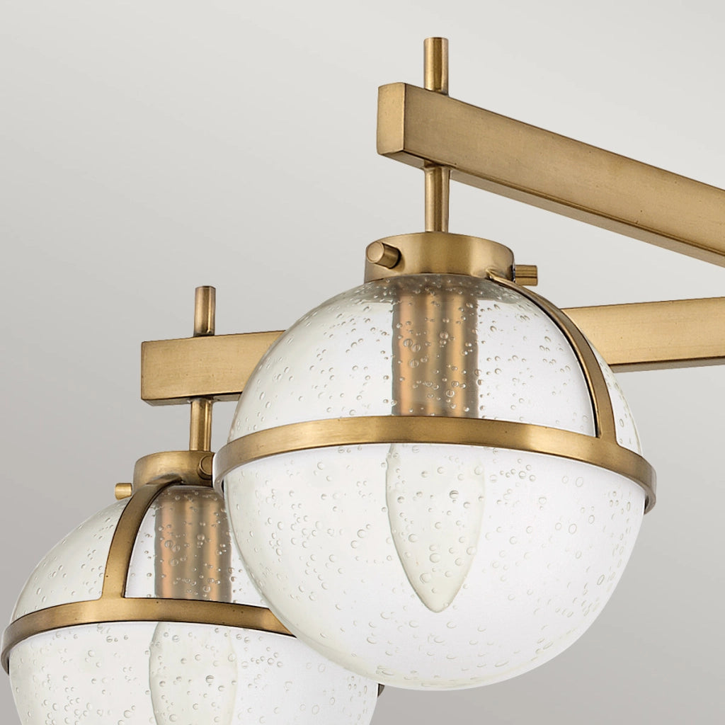 Lampada a sospensione Hollis ottone anticato 5xE14 Hinkley
