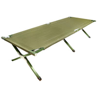 Lettino da campeggio pieghevole, verde oliva 190x66x42 cm Breckner Germany