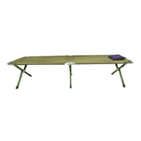 Lettino da campeggio pieghevole, verde oliva 190x66x42 cm Breckner Germany