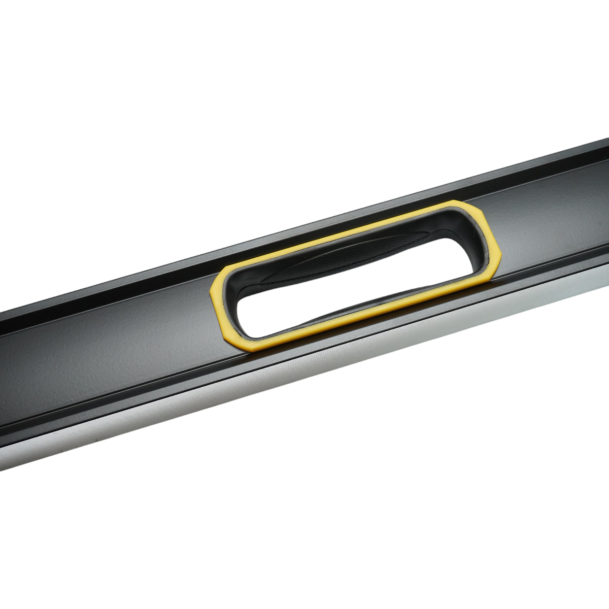 Livella magnetica in alluminio da 1000 mm, 3 bolle di livello, 2 maniglie Crownman