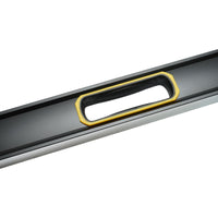 Livella magnetica in alluminio da 1000 mm, 3 bolle di livello, 2 maniglie Crownman