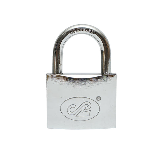 Lucchetto con 3 chiavi argento 75mm