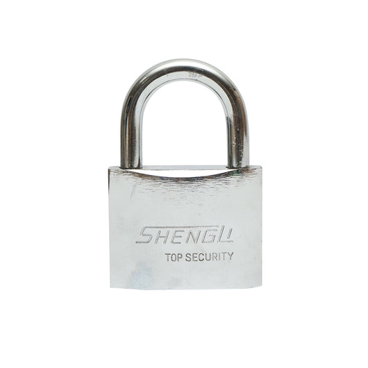 Lucchetto con 3 chiavi argento 75mm