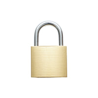 Lucchetto con 3 chiavi in ghisa con chiusura automatica