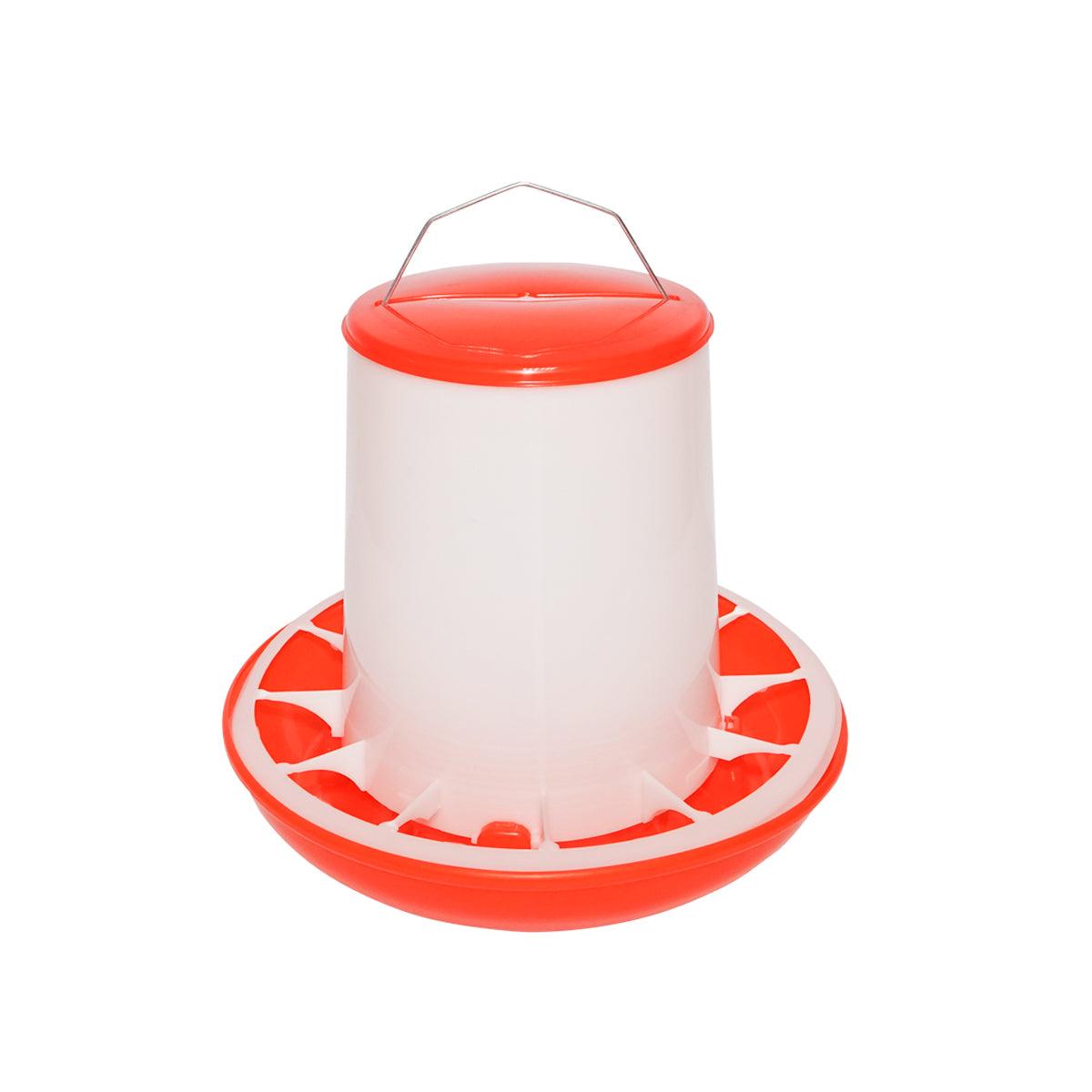 Mangiatoia per pollame 10kg, Distributore automatico di cibo per pollame Breckner Germany