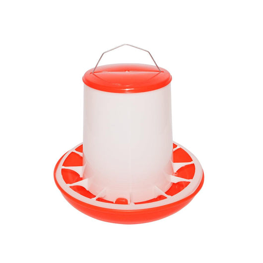 Mangiatoia per pollame 10kg, Distributore automatico di cibo per pollame Breckner Germany