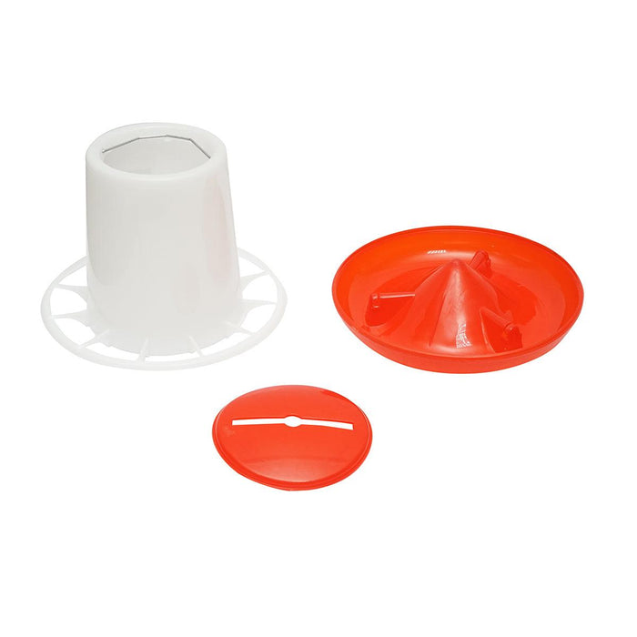 Mangiatoia Pollame Galline distributore Automatico di mangime per pollame 2 KG Breckner Germany