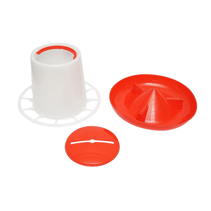 Mangiatoia Pollame Galline distributore Automatico di mangime per pollame 4 KG Breckner Germany