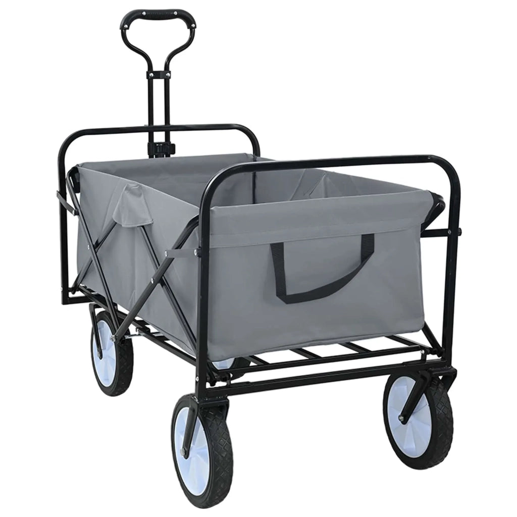 Carrello a Mano Pieghevole Grigio 94 x 53 x 99 cm CFW7514787
