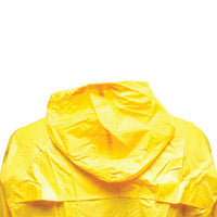 Mantella con cappuccio impermeabile taglia XL in poliestere con membrana in PVC, aperture di ventilazione, 2 tasche e cerniera, gialla Breckner Germany