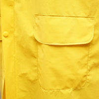 Mantella con cappuccio impermeabile taglia XXXL in poliestere e PVC con aperture di ventilazione, 2 tasche e cerniera, gialla Breckner Germany