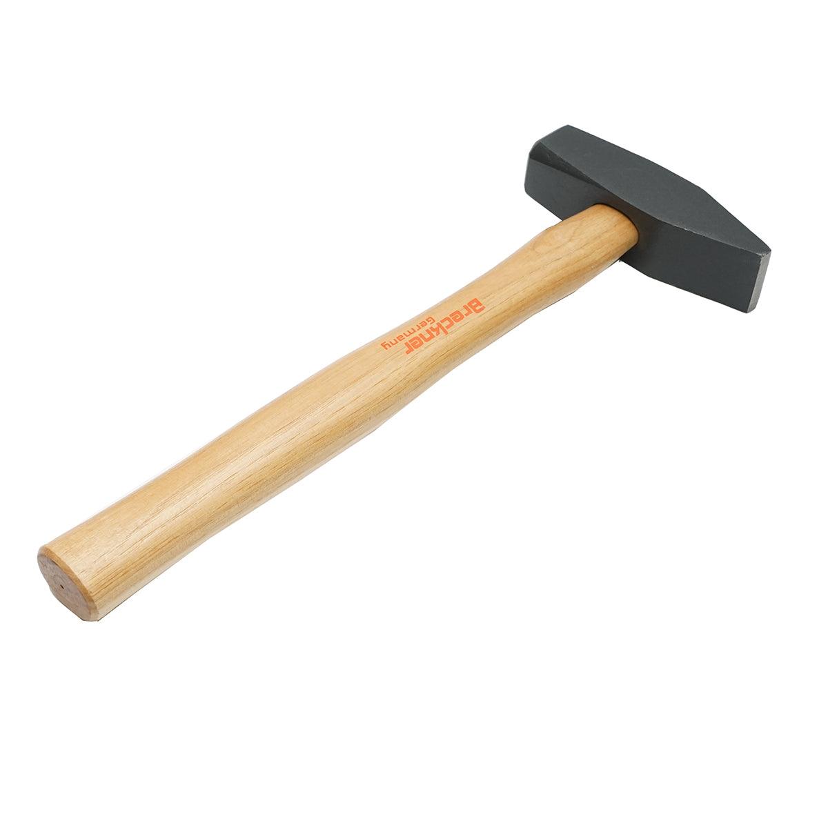 Martello 1000g. acciaio, Manico in Legno 360mm, Martello da fabbro/meccanico/falegname Breckner Germany