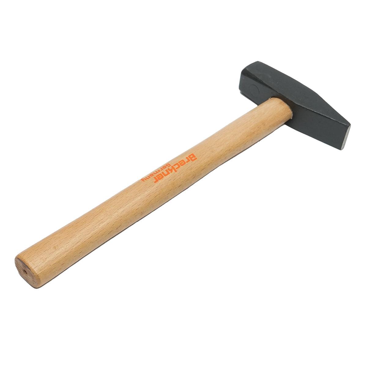 Martello 600g. acciaio, Manico in Legno 320mm, Martello da fabbro/meccanico/falegname Breckner Germany
