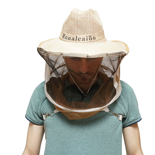 Maschera per apicoltura con busto di protezione per api