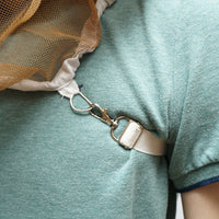 Maschera per apicoltura con busto di protezione per api