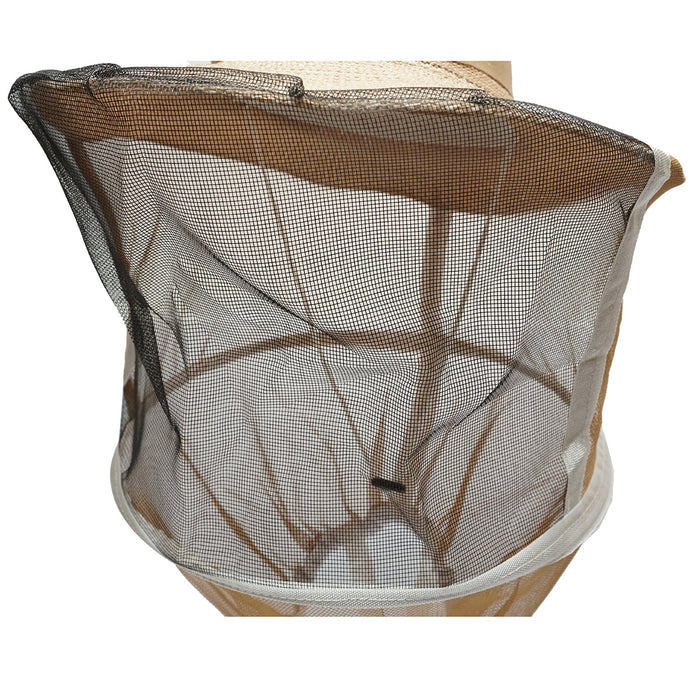 Maschera per apicoltura con busto di protezione per api