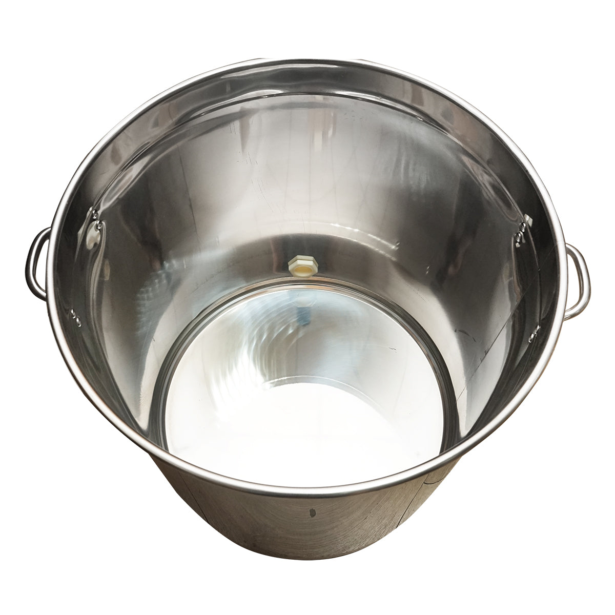 Maturatore in acciaio inox con coperchio per miele, capacità 200 kg