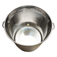 Maturatore in acciaio inox con coperchio per miele, capacità 200 kg