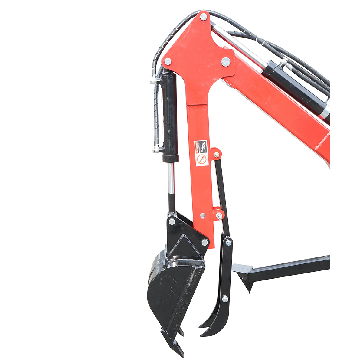 Mini escavatore per Quad con motore 15CV, 420CC a benzina, rimorchiabile, rotazione a 360 gradi, Escavatore per ATV