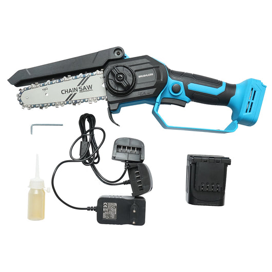 Minisega elettrica 500W con batteria agli ioni di litio da 21V, diametro di taglio 180mm