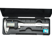 Misuratore di profondità digitale professionale per esterni e interni con asta di profondità, pollici-mm 0-150 mm