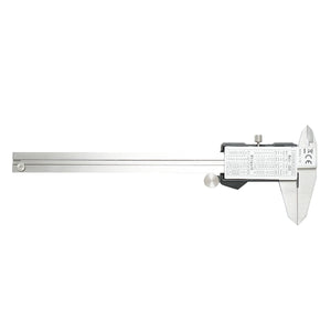 Misuratore di profondità digitale professionale per esterni e interni con asta di profondità, pollici-mm 0-150 mm