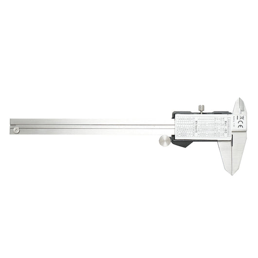 Misuratore di profondità digitale professionale per esterni e interni con asta di profondità, pollici-mm 0-150 mm