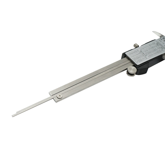 Misuratore di profondità digitale professionale per esterni e interni con asta di profondità, pollici-mm 0-150 mm