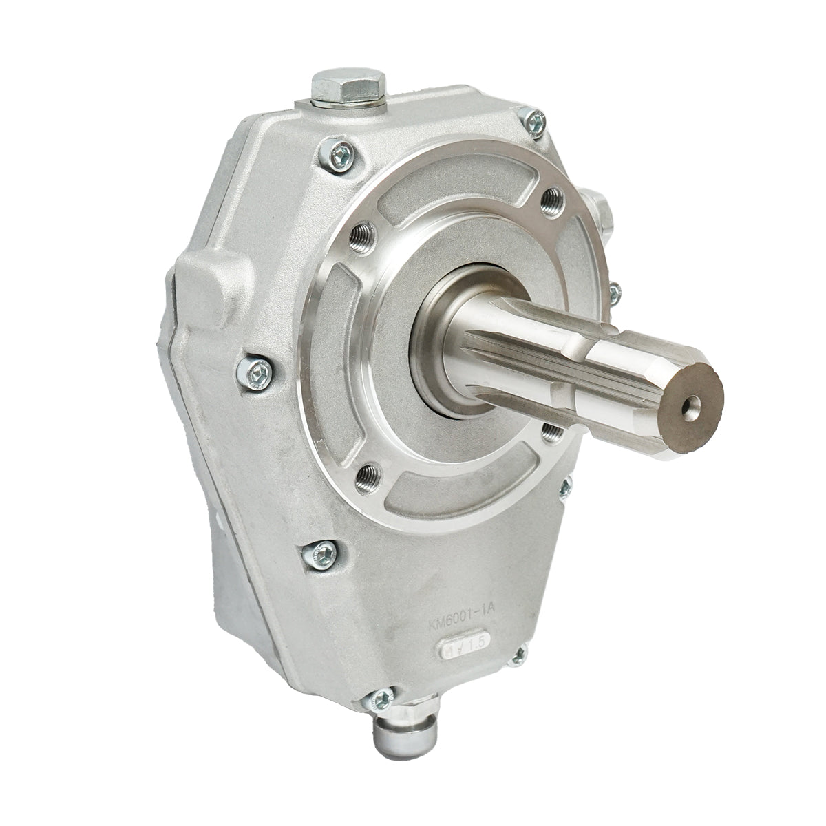 Moltiplicatore di giri in alluminio KM6001 maschio profilo albero standard trattori Z=6 1 3/8 DIN 9611