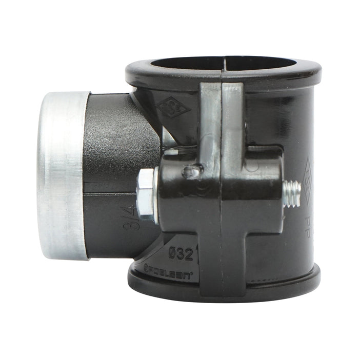 Morsetto di collegamento a compressione D32mm x 3/4, PN16.