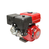 Motore a benzina 9 CV, 4 tempi 242CV, Motore a Scoppio con Albero cilindrico scanalato Ø 25 mm e, Avviamento a Strappo Breckner Germany