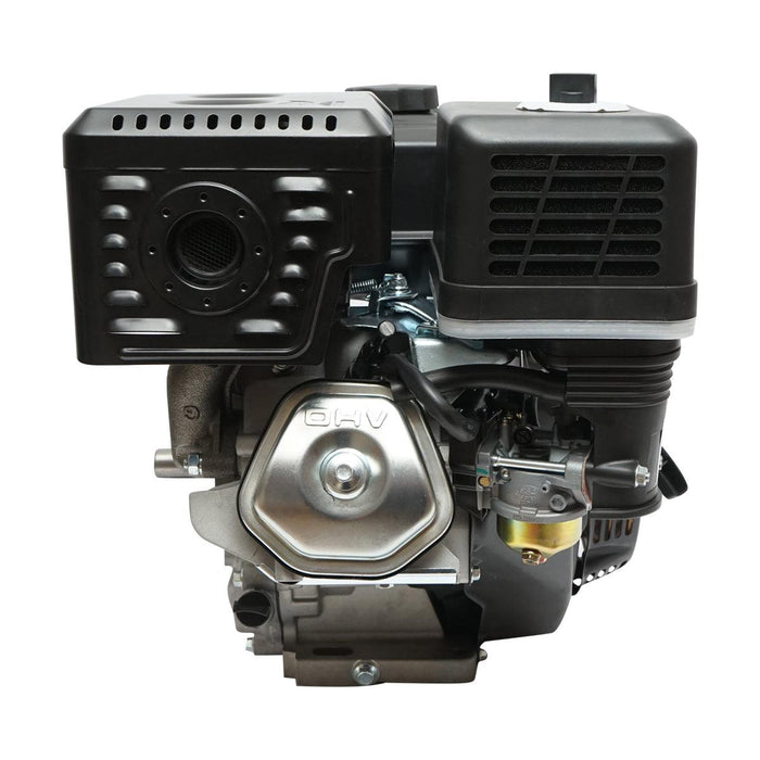 Motore a Scoppio 13 CV 389cc, Motore a Benzina 4 Tempi con Albero cilindrico Ø 25 mm e, Avviamento a Strappo Breckner Germany