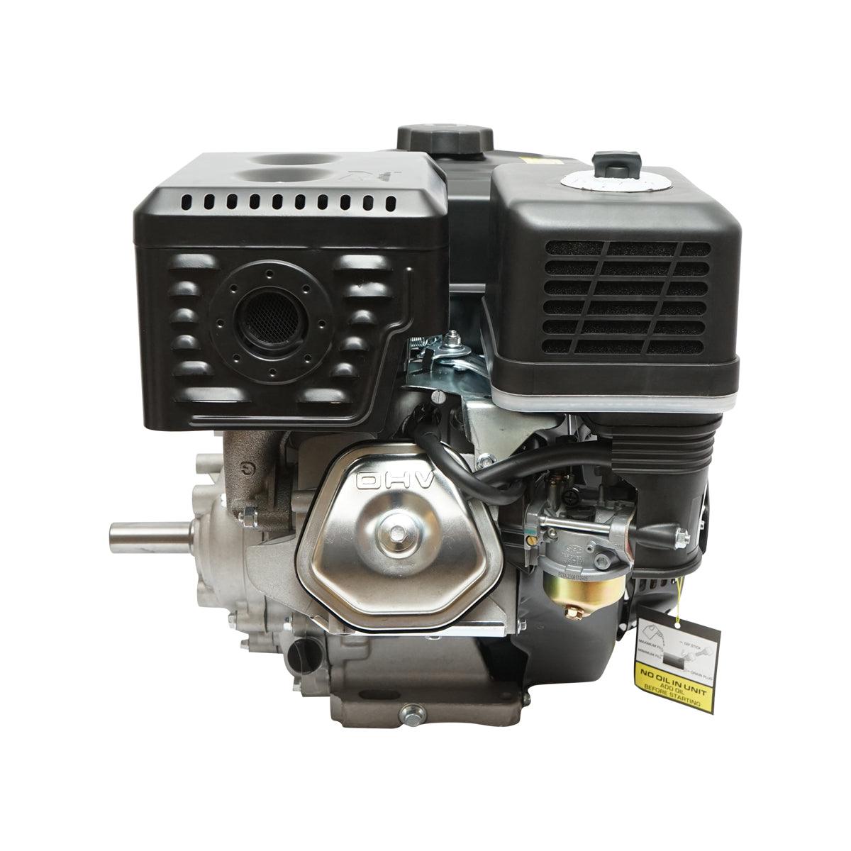 Motore a Scoppio 13 CV 389cc, Motore a Benzina 4 Tempi con Albero Ø 25 mm, Avviamento Elettrico e Avviamento Strappo Breckner Germany