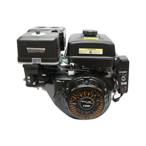 Motore a Scoppio 13 CV 389cc, Motore a Benzina 4 Tempi con Albero Ø 25 mm, Avviamento Elettrico e Avviamento Strappo Breckner Germany