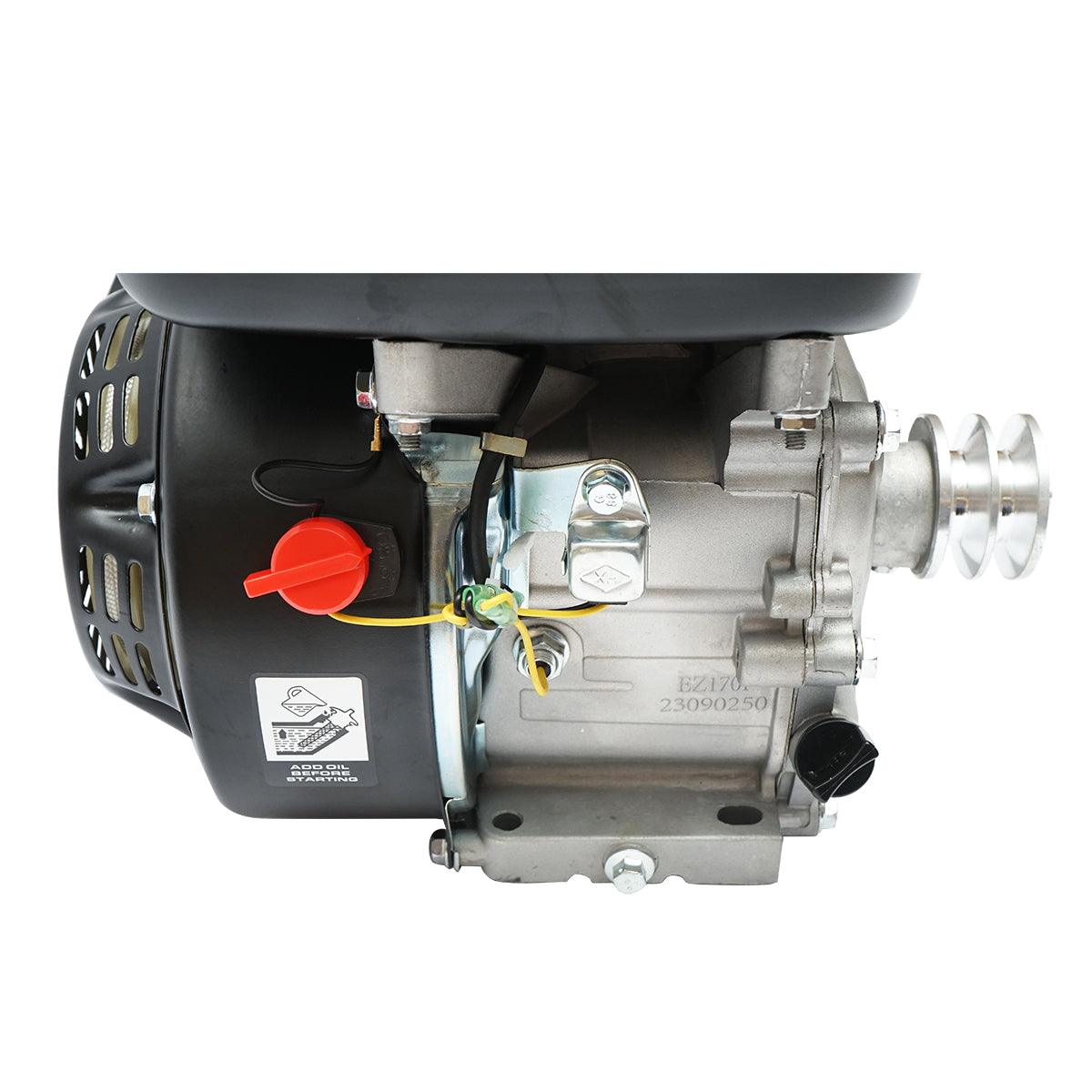 Motore a Scoppio 7,5 CV, Motore a Benzina 4 Tempi 242cc con Albero Ø 20 mm e Puleggia, Avviamento a Strappo Breckner Germany