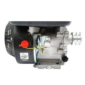 Motore a Scoppio 7,5 CV, Motore a Benzina 4 Tempi 242cc con Albero Ø 20 mm e Puleggia, Avviamento a Strappo Breckner Germany