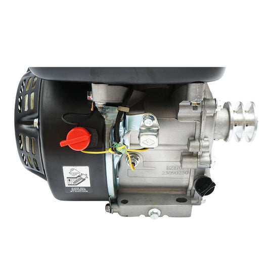 Motore a Scoppio 7,5 CV, Motore a Benzina 4 Tempi 242cc con Albero Ø 20 mm e Puleggia, Avviamento a Strappo Breckner Germany