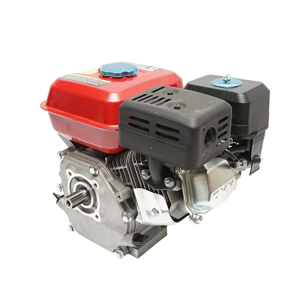 Motore a Scoppio 7.5 CV, Motore a Benzina 4 Tempi 196cc con Albero cilindrico scanalato Ø 25 mm e, Avviamento a Strappo Breckner Germany