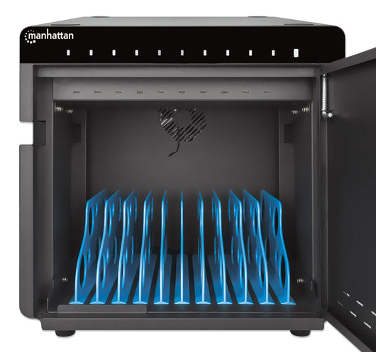 Armadietto Stazione di Ricarica USB-C 180W per 10 Smartphone e Tablet fino a 10,2''