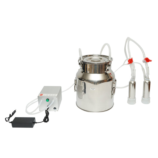 MUNGITRICE 60W CON 1 STAZIONE E SERBATOIO IN ACCIAIO INOX DA 14 LITRI PER MUCCHE