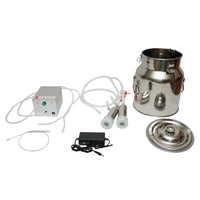 MUNGITRICE 60W CON 1 STAZIONE E SERBATOIO IN ACCIAIO INOX DA 14 LITRI PER MUCCHE