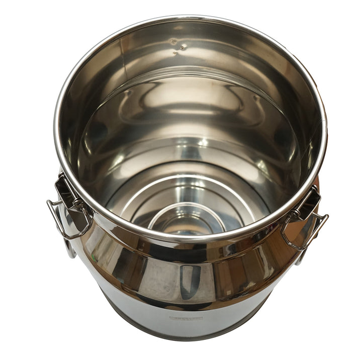 MUNGITRICE 60W CON 1 STAZIONE E SERBATOIO IN ACCIAIO INOX DA 14 LITRI PER MUCCHE