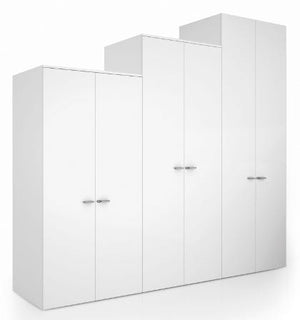 Armadio ad ante battenti con 1 ripiano da ufficio cm. 90x33,7x79,2h