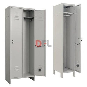 ARMADIO ARMADIETTO SPOGLIATOIO PRATIKO IN LAMIERA VERNICIATA 2 posti CM69x34X180