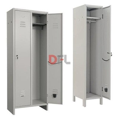 ARMADIO ARMADIETTO SPOGLIATOIO PRATIKO IN LAMIERA VERNICIATA 2 posti CM69x34X180
