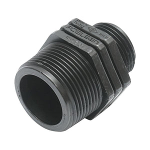Nipplo riduttore per sistemi di irrigazione, 1 1/4" x 1", PN10, Nipplo, riduzione con filettatura esterna 1 1/4" x 1", PN10